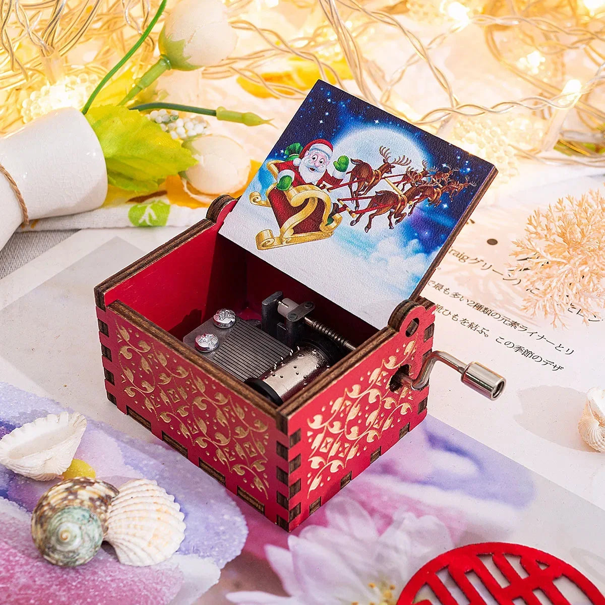 You Are My Sunshine Music Box Hand Crank Birthday Present Valentine's Day