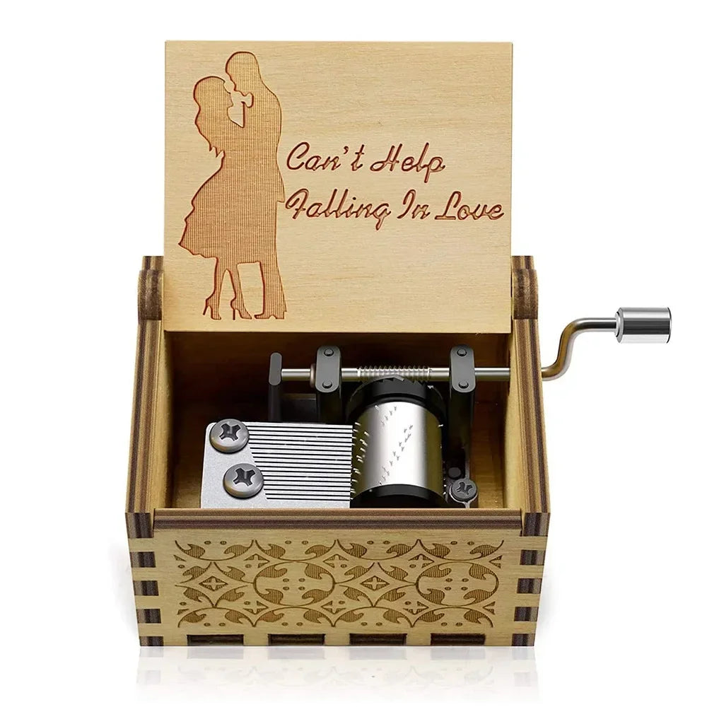 You Are My Sunshine Music Box Hand Crank Birthday Present Valentine's Day