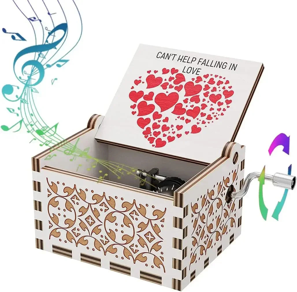 You Are My Sunshine Music Box Hand Crank Birthday Present Valentine's Day