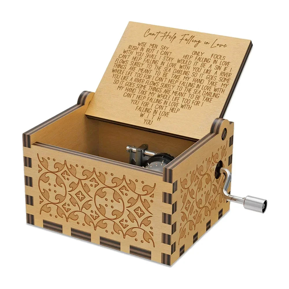 You Are My Sunshine Music Box Hand Crank Birthday Present Valentine's Day