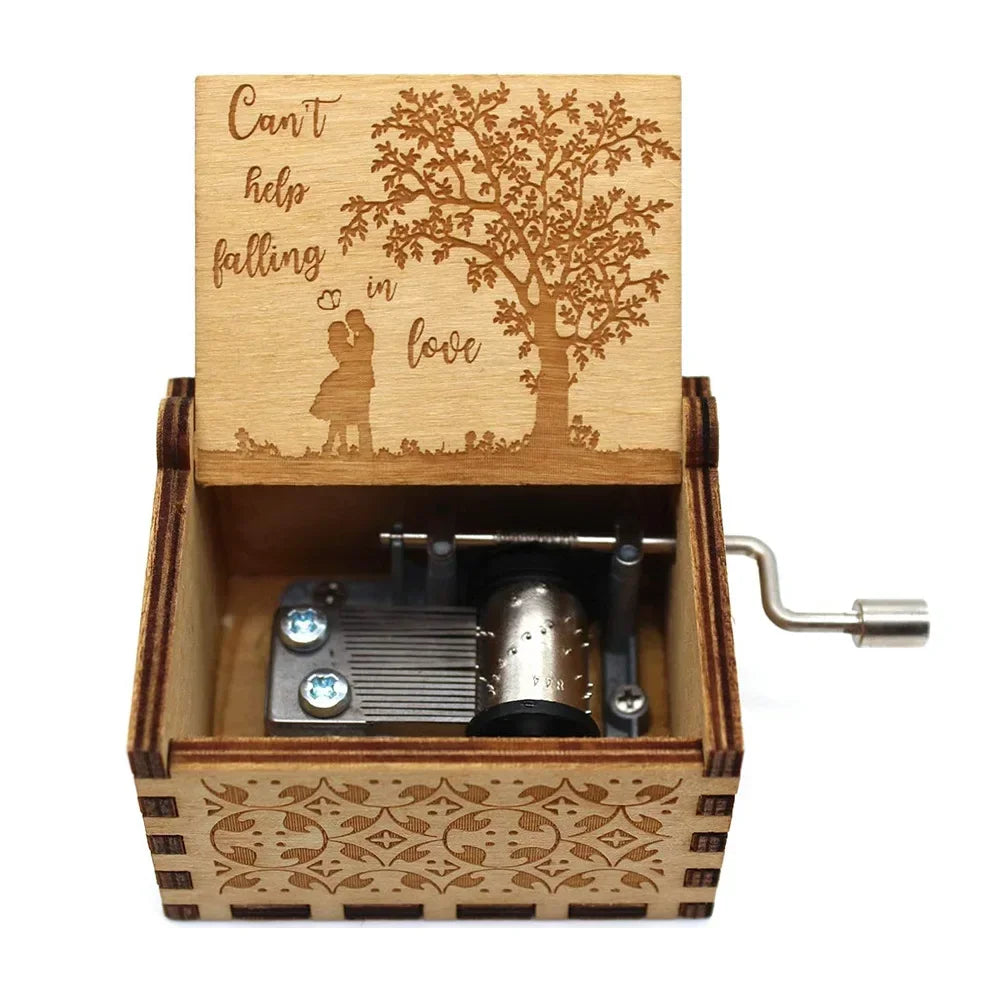 You Are My Sunshine Music Box Hand Crank Birthday Present Valentine's Day