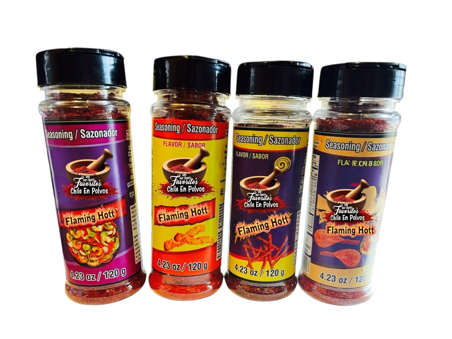 Flamin Hot flavored Chili Powder Pack of 4