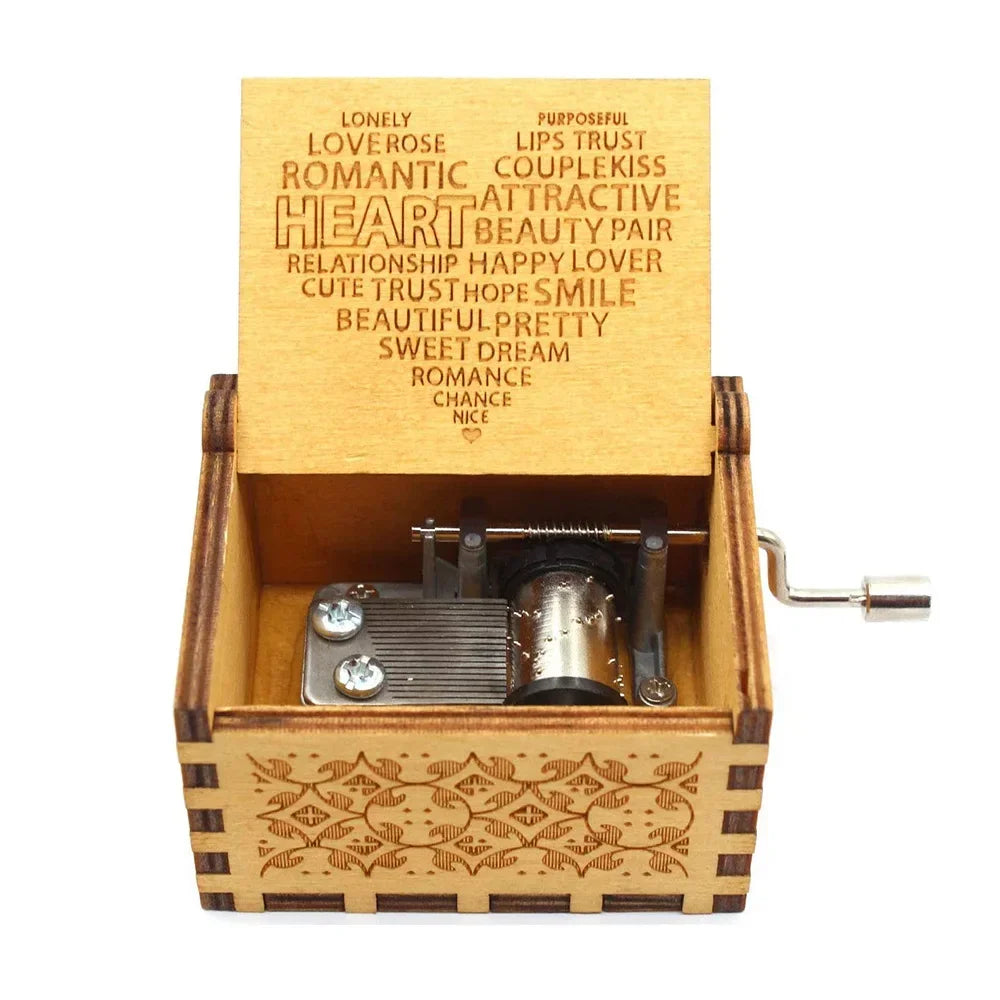 You Are My Sunshine Music Box Hand Crank Birthday Present Valentine's Day