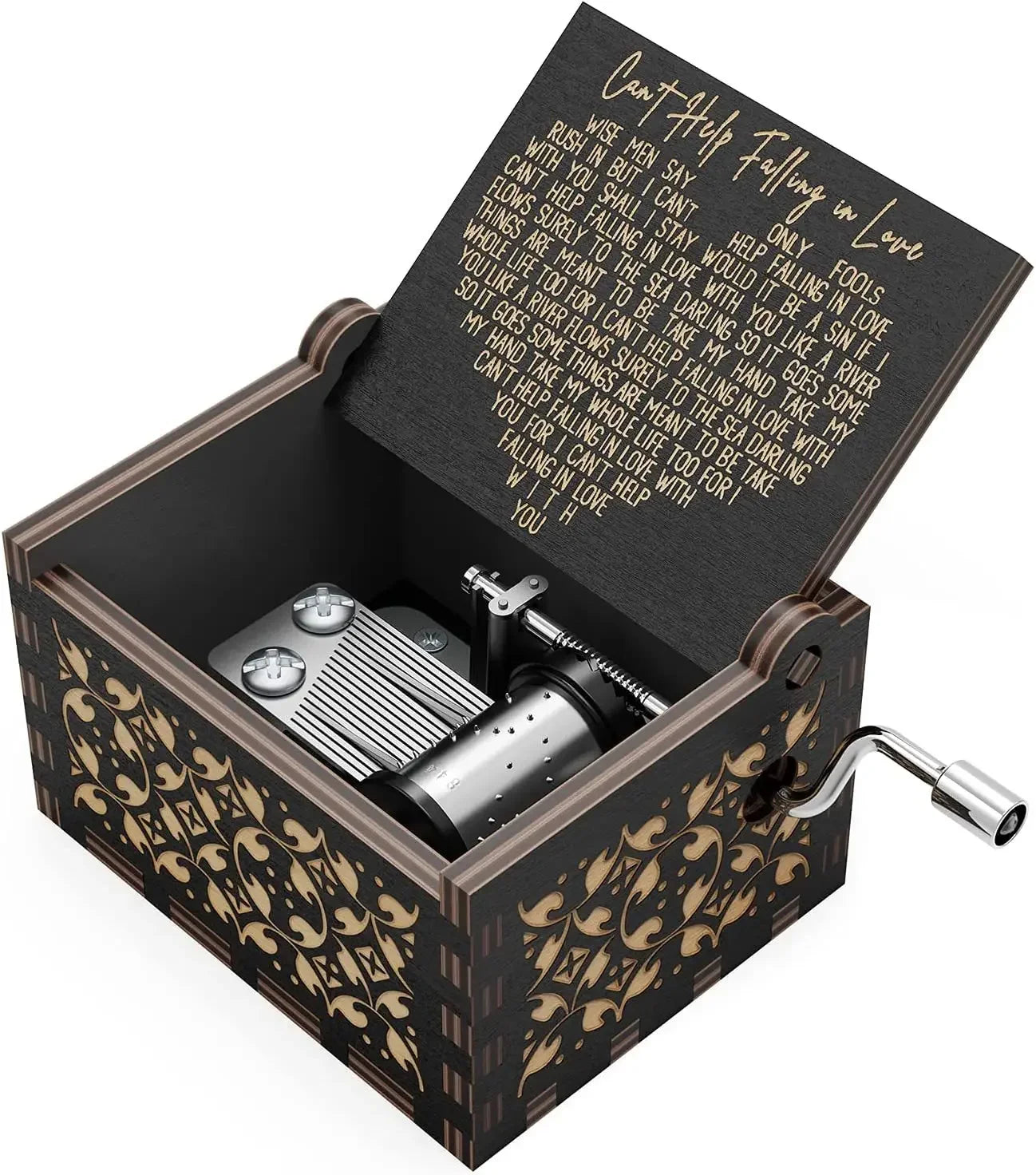 You Are My Sunshine Music Box Hand Crank Birthday Present Valentine's Day